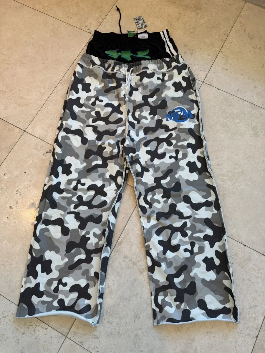 Sweatshorts Greedy Unit X Murd333r.fm Camouflage Vert - Taille M - Neuf Avec étiquette