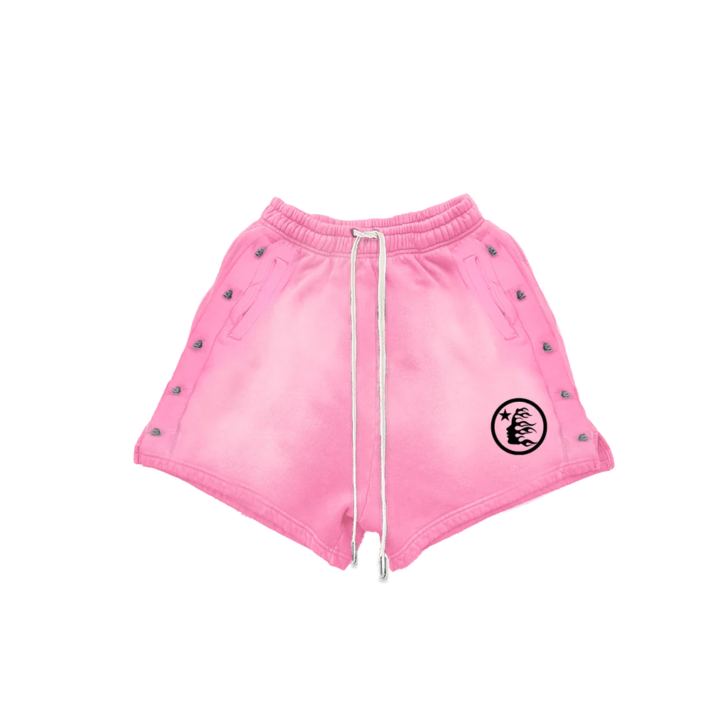Hellstar Snap Shorts Pink – Token Miami