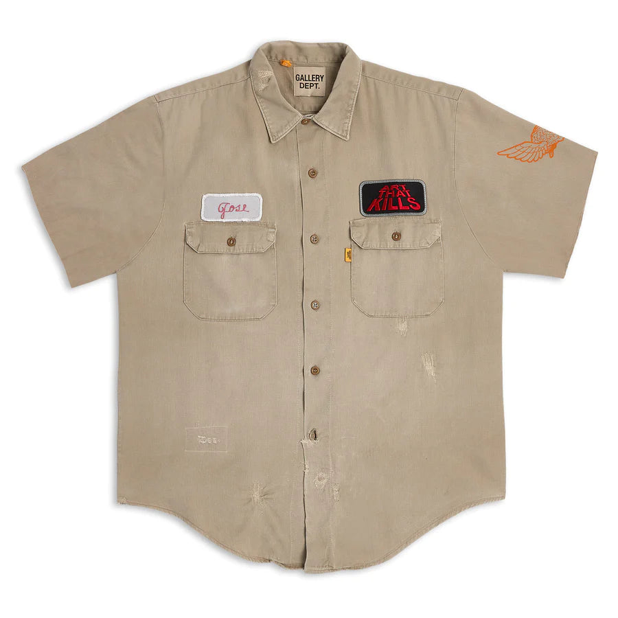 Gallery Dept. Vintage Mechanic Shirt Tan – Token Miami