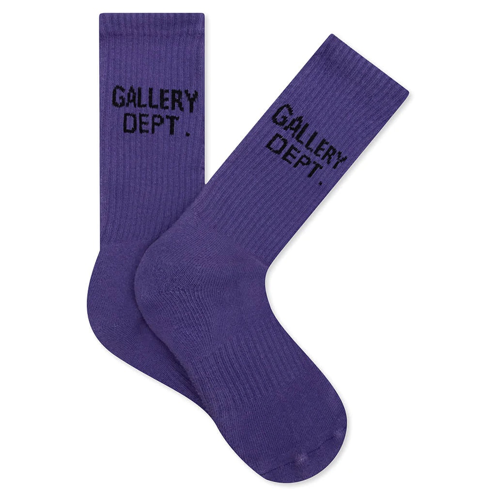 Gallery Dept. 2024 Clean Dark Purple Socks