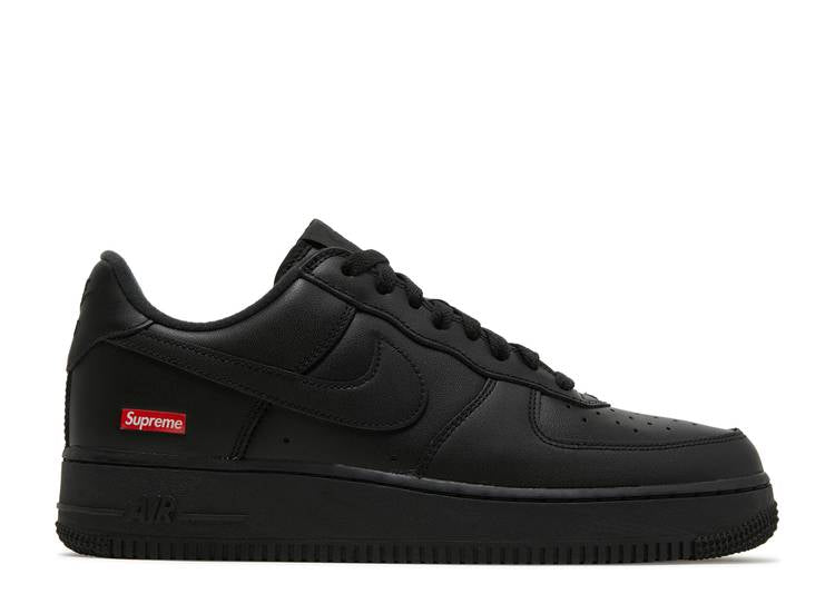 Finally got them for retail. Supreme x Nike Air Force 1 Black : r