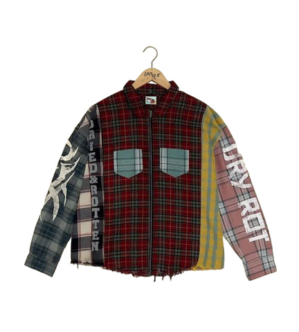 DRY ROT PIECES ZIP FLANNEL