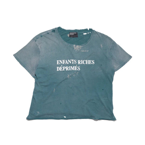 ENFANTS RICHES DÉPRIMÉS CLASSIC LOGO T-SHIRT GREEN
