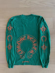 Chrome Heart CH L/S T-shirt Green/Orange