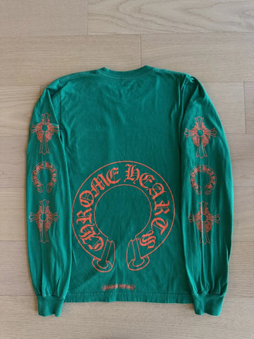 Chrome Heart CH L/S T-shirt Green/Orange