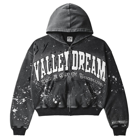 Vale Forever Paint ZIp Up Hoodie