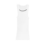 Chrome Hearts Neck Logo Tank White