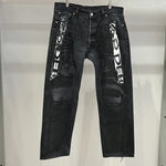 Sp5der Moto Jean Vintage Black