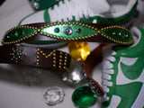 "MILLIONS" Studded Genuine Cow Leather (1 or 1)
