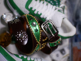 "MILLIONS" Studded Genuine Cow Leather (1 or 1)