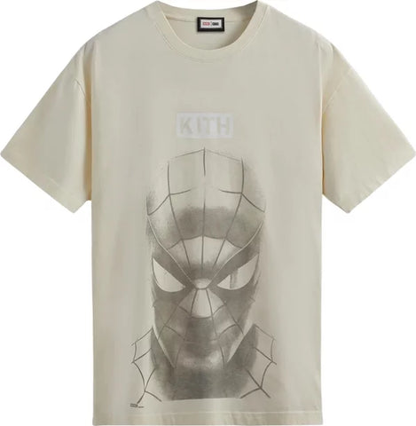 Kith For Spider-Man Vigilante Vintage Tee 'Sandrift'