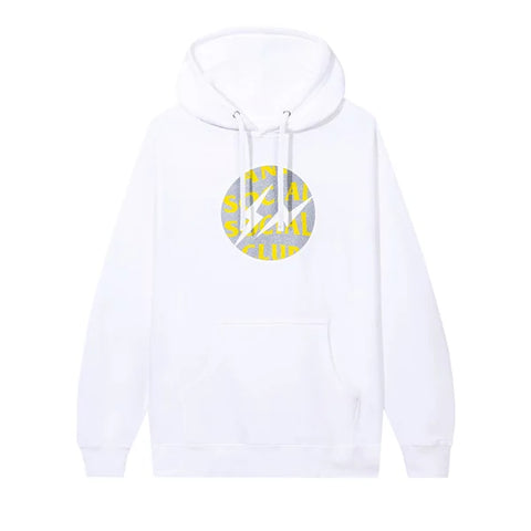 Anti Social Social Club x Fragment Called Interference Hoodie 'White'