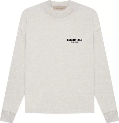 Fear of God Essentials Long-Sleeve Tee 'Light Oatmeal'