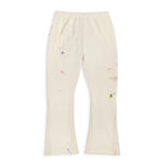 GALLERY DEPT PAINTED FLARE SWEATPANTS WHITE