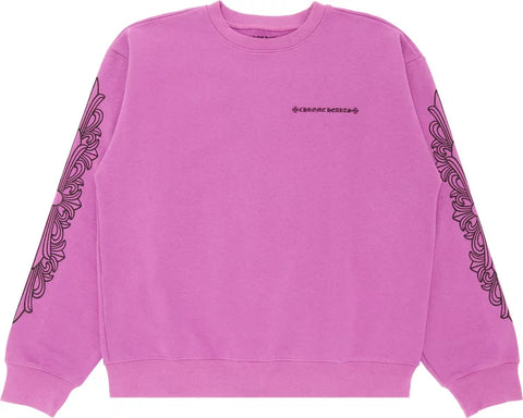 Chrome Hearts x Matty Boy Spider Web Crewneck Sweatshirt 'Purple'