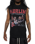 Merlin Pain Tour Sleeveless Tee Black