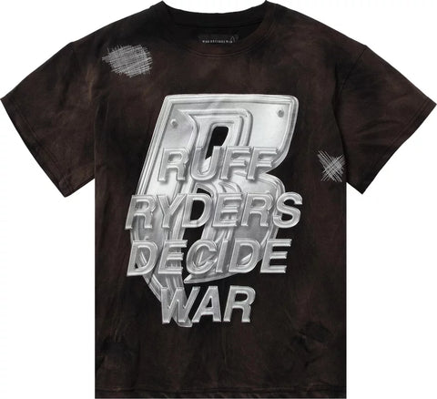 Who Decides War Ruff Ryders T-Shirt 'Vintage Black'