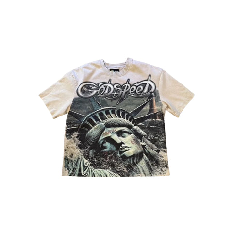 Godspeed Sunken Liberty 2 Tee Gray