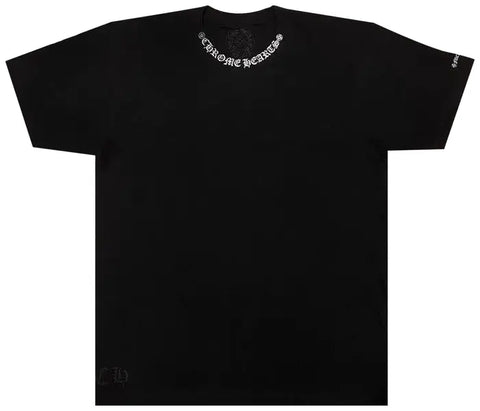 Chrome Hearts Neck Logo T-Shirt 'Black'
