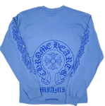 Chrome Hearts MIAMI Exclusive L/S T-shirt Blue