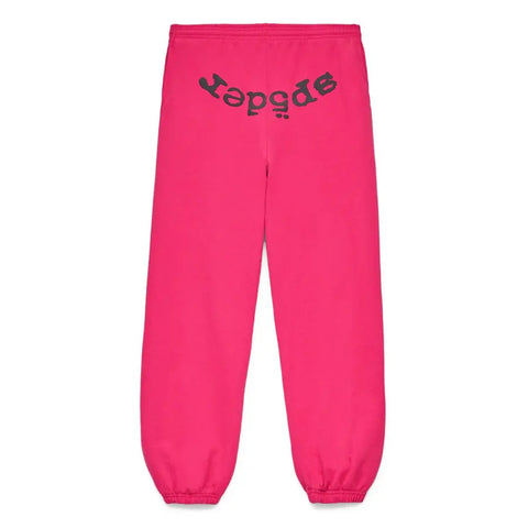 Sp5der Legacy Web Sweatpants Pink