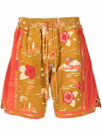 Just Don all-over graphic-print shorts