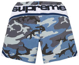 Supreme Paneled Water Short (Blue Camo)