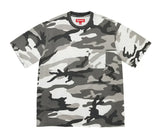 Camo Logo Pocket Top (Snow Camo)
