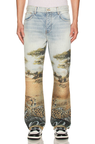 AMIRI Printed Safari Straight Jean