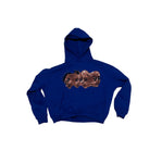 SVENGALIVERSI Blue Disoriented Hoodie