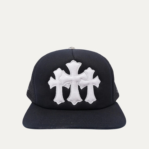 Chrome Hearts Cemetery Cross Patch Trucker Hat