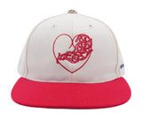 CH Love You Fitted Baseball Cap (Red/Blue)