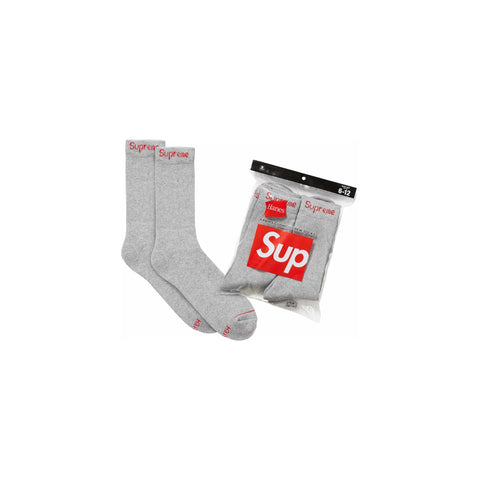 Supreme Grey Socks