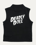 Chrome Hearts Deadly Doll Mock Neck Tank Top