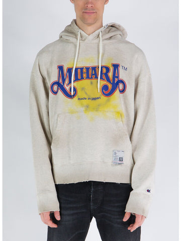 MAISON MIHARA YASUHIRO FELPA DISTRESSED HOODIE