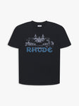 Rhude Casino Tee Black