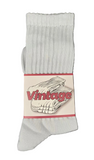 Vintage Long Tube Socks 'Grey' (Each)