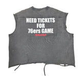 Wakoshi 'Sixers' Sleeveless Tee