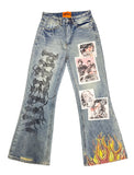 Flame In Pain Jeans