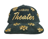 Kabuki Hand Studded Hat (Emerald Green)