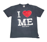 "I HEART ME" TEE (WASHED BLACK)
