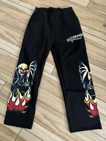 Ed Hardy x Ken Carson Complexcon Rhinestone Men’s Sweat Pant