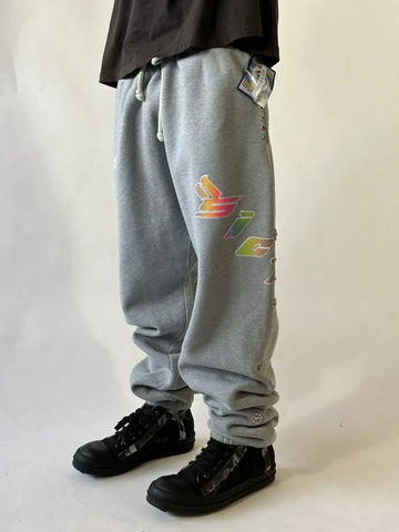 Satoshi Nakamoto Grey Tie Dye Collab Sweatpants
