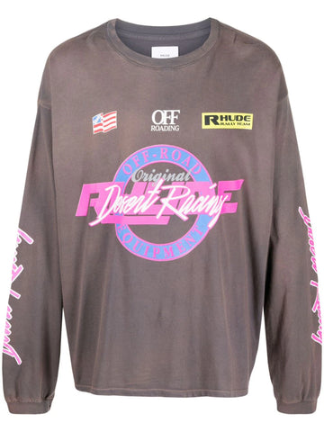 RHUDE Desert Racing cotton T-shirt