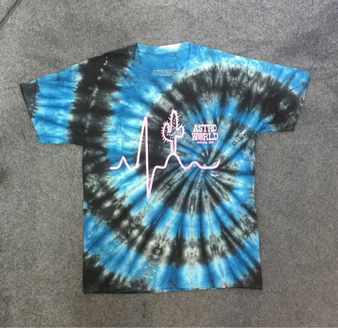 Travis Scott Astroworld Dallas Festival Exclusive T-shirt Tie Dye