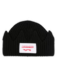 Charles Jeffrey Loverboy - Crown Chunky Knit Beanie Black