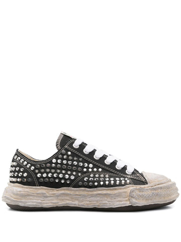 Maison Mihara Yasuhiro Peterson 23 OG Sole Studded Canvas Low Black