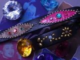 Tess Florial Studded Genuine Cow Leather Belt (1 of 1)