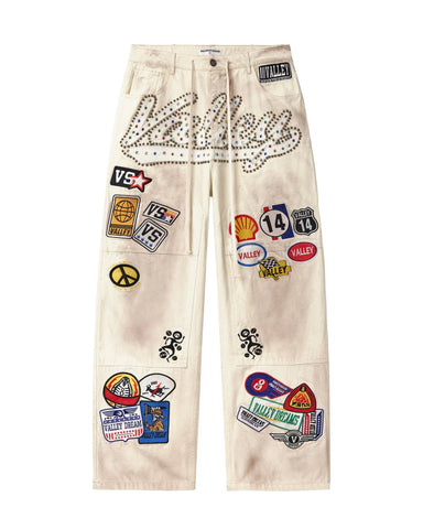 Vale 1980's Painters Pants Off-White