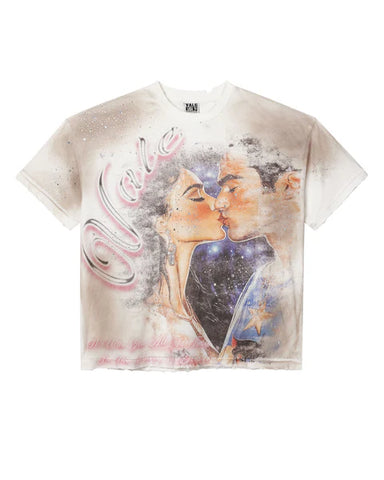 FATED YOURS BLING TEE WHITE